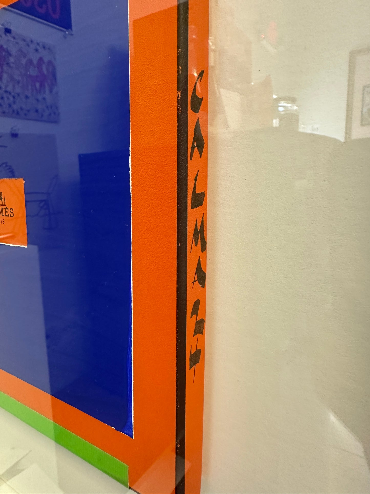 Hermes embellished box intl’ Klein blue