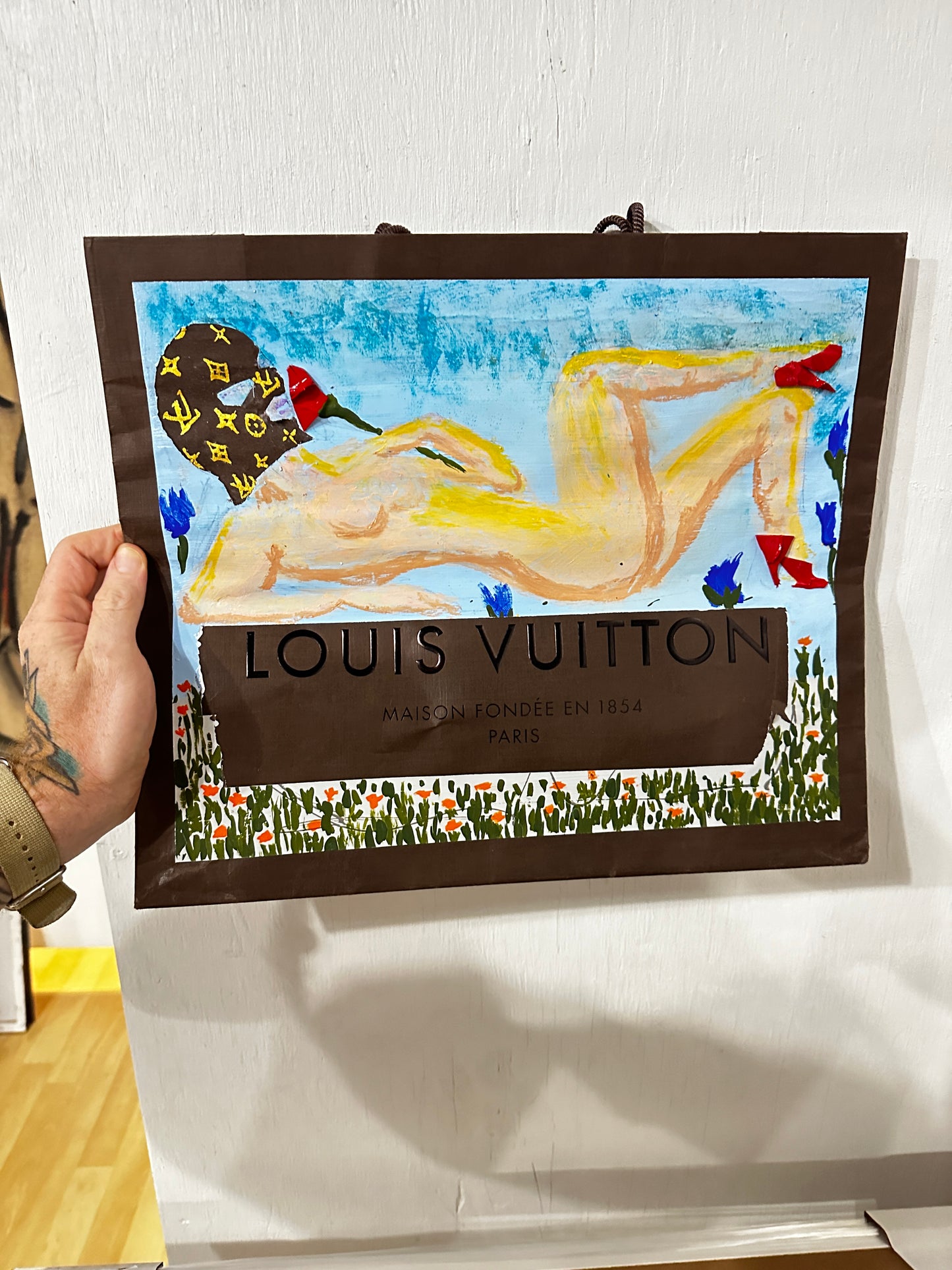 Louis Vuitton embellished bag