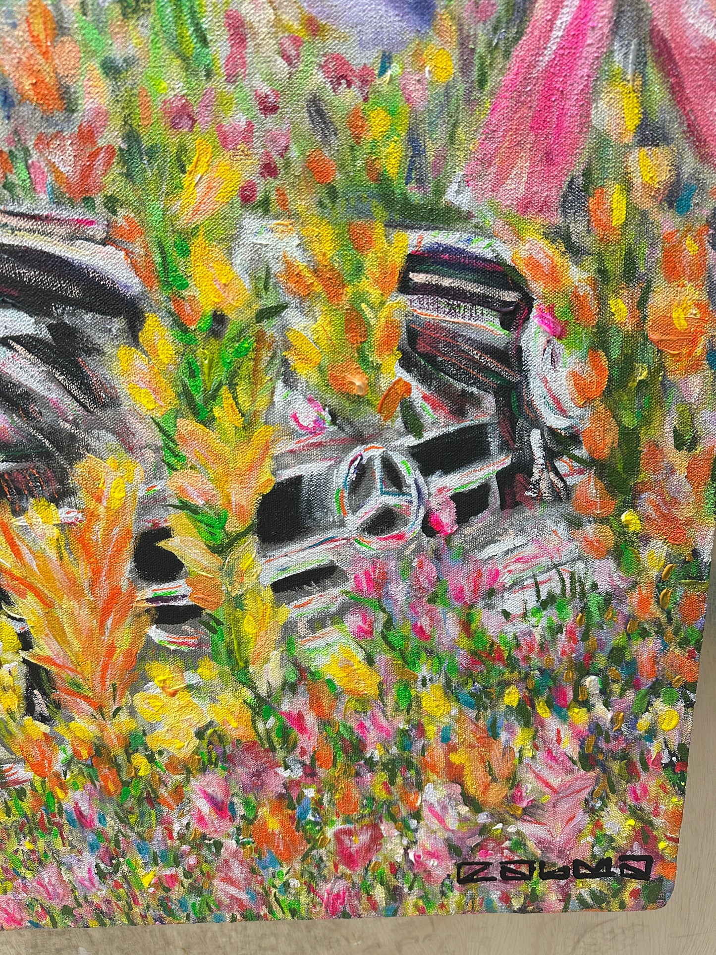 Mob vehicle dumped in a field